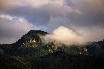 Lichtstimmung in den Voralpen, Berge