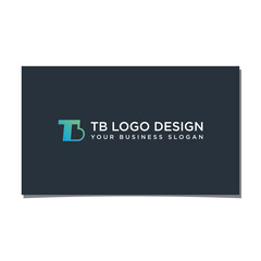 TB LETTER LOGO DESIGN VECTOR.