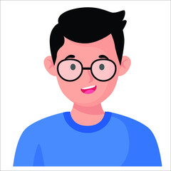 vector characters avatars in flat style