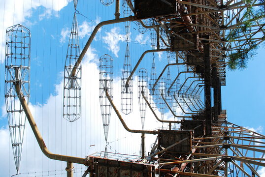The array at Chernobyl, duga radar, russian Woodpecker, Urbex, Chernobyl Nuclear Power Plant (ChNPP), Tchernobyl, Prypiat, Pripiat, Ukraine, 2007