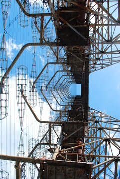 The array at Chernobyl, duga radar, russian Woodpecker, Urbex, Chernobyl Nuclear Power Plant (ChNPP), Tchernobyl, Prypiat, Pripiat, Ukraine, 2007