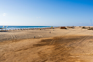 Early morning walk on the beach