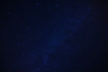 Fototapeta na wymiar Beautiful night sky full of shiny stars