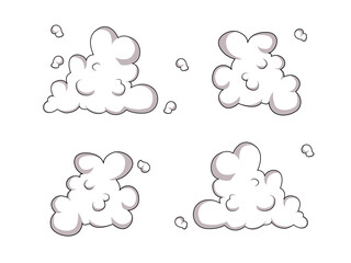 cloud illustration design, dynamic cloud design, sky view