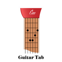 Guitar tabulator with chord C minor