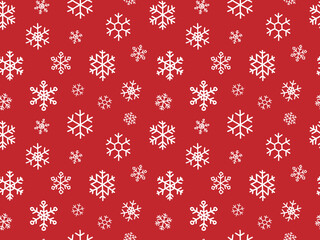 Seamless pattern with snow flakes for wrapping paper	