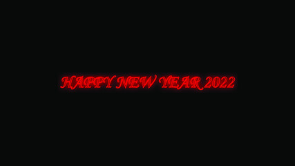 Fototapeta na wymiar happy new year 2022, neon 2022, happy new year 2022 background, 2022 happy new year neon background.
