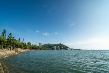 park in Front beach of Vung Tau city, Vietnam