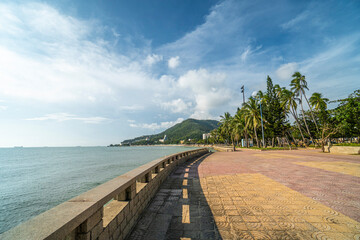 Obraz premium park in Front beach of Vung Tau city, Vietnam
