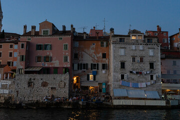 Rovinj Croatia at night