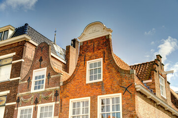 Fototapeta na wymiar Delft landmarks, HDR Image