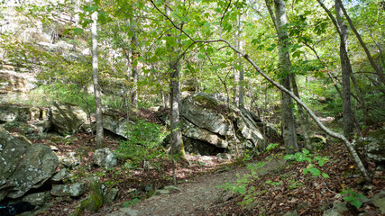 Hiking Trail at Devil's Den State Park, Arkansas
