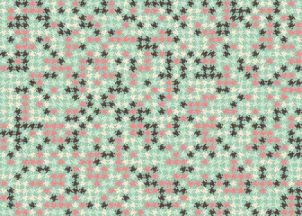 Abstract Geometric Pattern generative computational art illustration