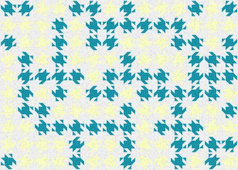 Abstract Geometric Pattern generative computational art illustration