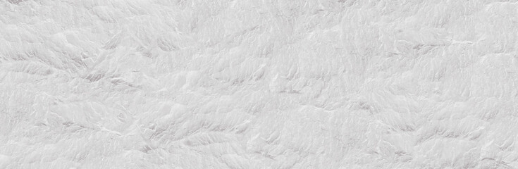 Naklejka na ściany i meble Panorama abstract white marble texture and background for design.