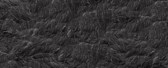 Abstract dark grey black slate background or texture.