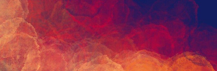 Abstract background painting art with orange, red and dark blue paint brush for presentation, website, halloween poster, wall decoration, or t-shirt design.