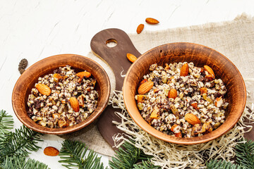 Traditional Christmas dish Kutya