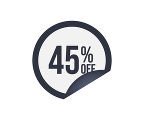45% off banner design - coupon design	