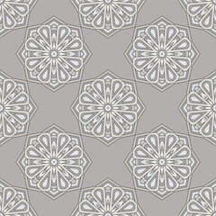 Vector seamless background. Endless gray texture. Use for wallpaper, textile, book cover, clothes