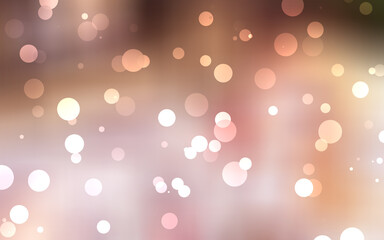 Wide color gradient bokeh light illustration background. Christmas and New Year holidays template, Abstract glitter defocused blinking stars and sparks photo