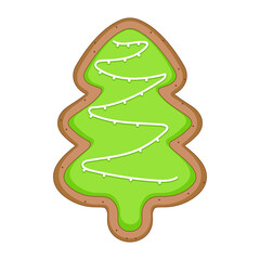 Gingerbread christmas tree Christmas Cookies.