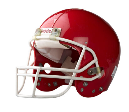 Riddell  American football helmet isolated on a white background