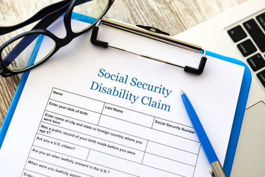 Claim Form Social Security Insurance Benefits Employment And Labor