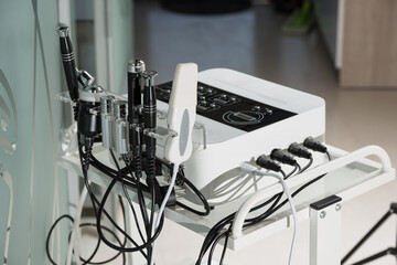 Close-up photo of Facial Machine, a perfect multifunctional system for popular, safe, and effective treatments