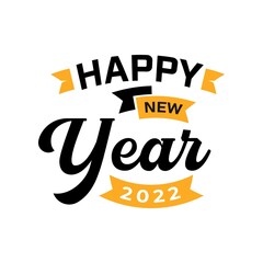 Happy New Year 2022 Lettering