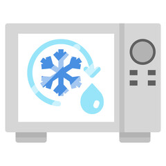 defrost flat icon