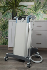 Close-up photo of The device simultaneously combine radio frequency and ultrasound to tighten skin