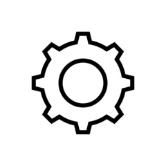 Gear linear icon