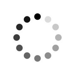 Round loading icon