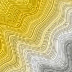 Wavy background. Beautiful background in black yellow colors. EPS10 Vector.