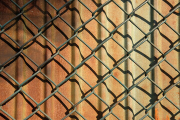 Fototapeta premium metal grid background