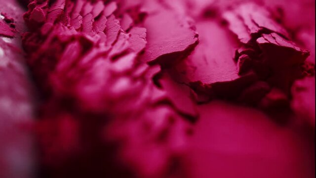 pink dry paint cracks