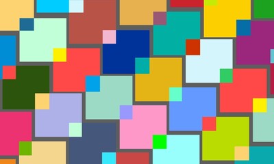 Vector seamless  geometric  pattern. Simple abstract vintage color background for design.