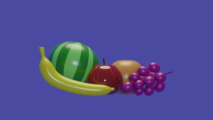 Illustration of 3d fruits
can be used as a web icon and ect