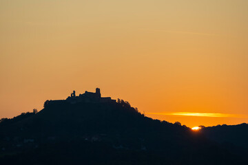 Obraz premium Branc ruins near Myjava, Western Slovakia, Slovakia