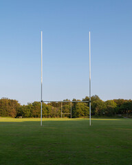football field and goal Rugby