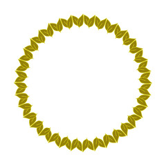 Floral frame. Flowers and leaves. Vector. Colorful element for design in doodle style.
