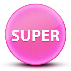 Super eyeball glossy elegant pink round button abstract