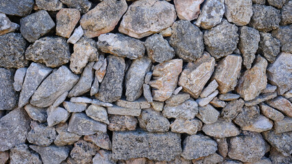 drywall. texture of stones. Menorca, spain.