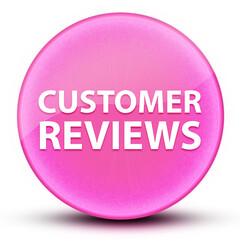 Customer Reviews eyeball glossy elegant pink round button abstract