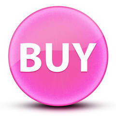 Buy eyeball glossy elegant pink round button abstract