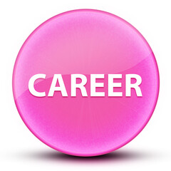 Career eyeball glossy elegant pink round button abstract