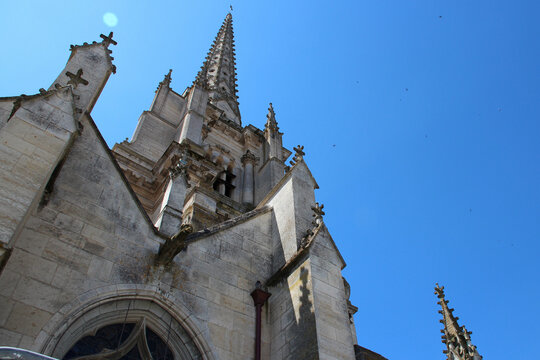 our lady of assumption cathedral in lu&ccedil;on in vend&eacute;e (france) 