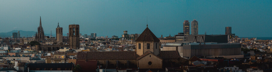 Panoramic old city view