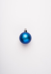 A Christmas ball on a white background
